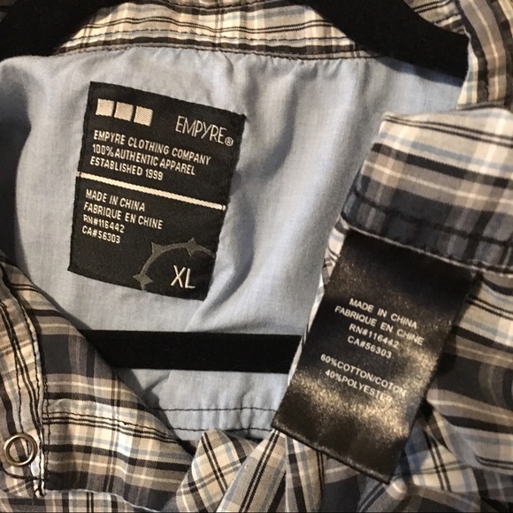 Lot of 2 collared short-sleeve button down - XL - Picture 5 of 8